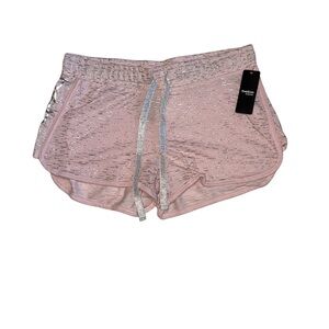 Bebe sleepwear pink shorts size medium y2k